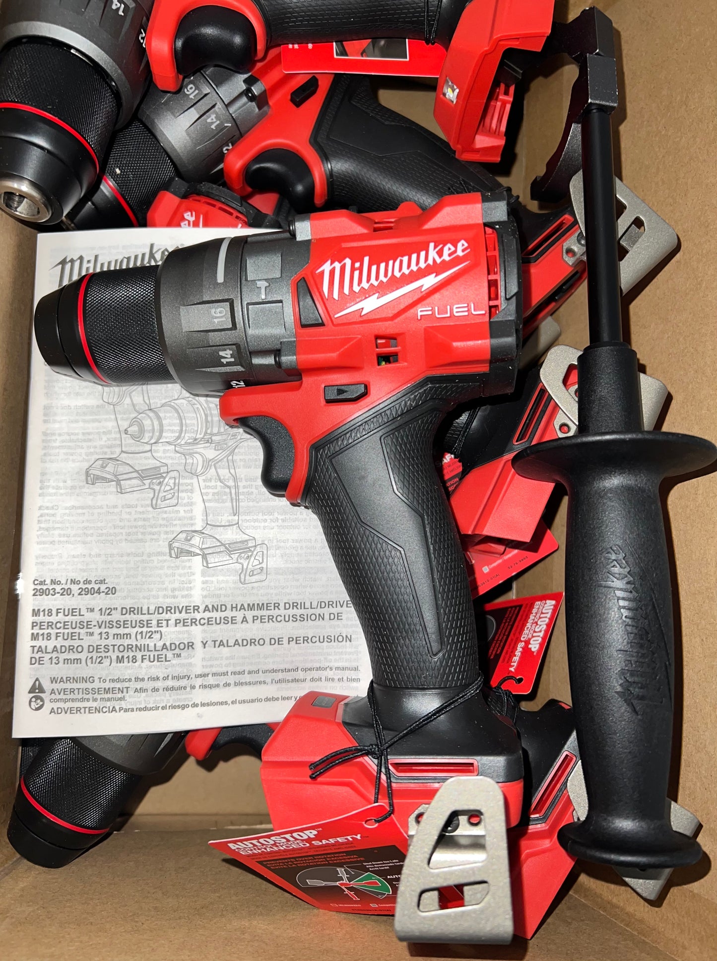Milwaukee M18 Fuel 1/2” Hammer Drill/Driver. Model #2904-20