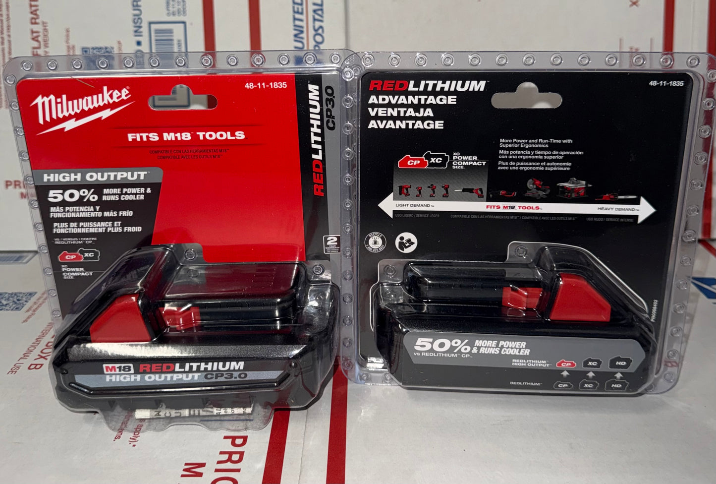 Milwaukee M18 High Output CP3.0 Battery. (1 Battery)Model #48-11-1835