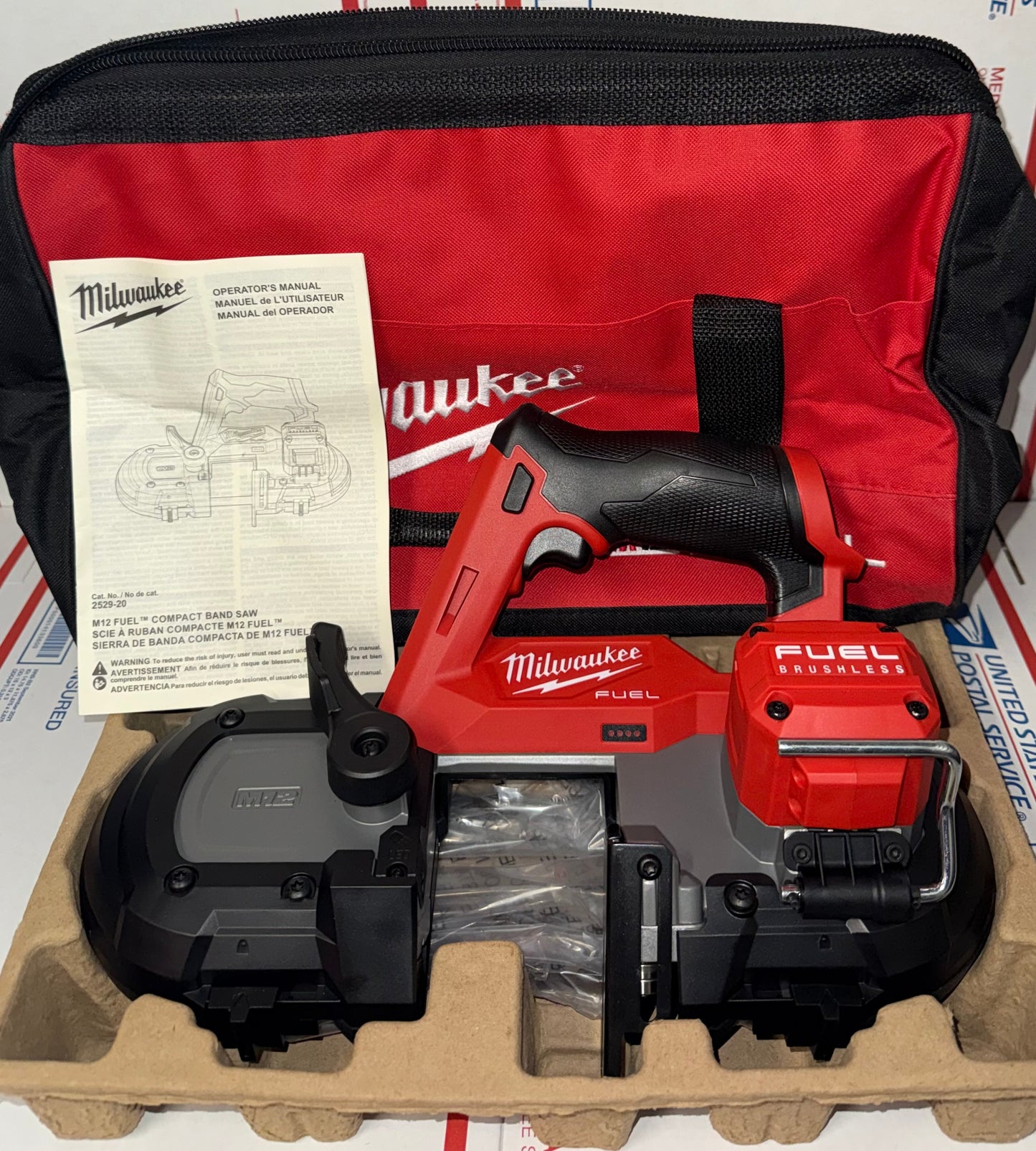 Milwaukee M12 Fuel Compact Bandsaw w/Bag. Model #2529-20. (New from Kits)