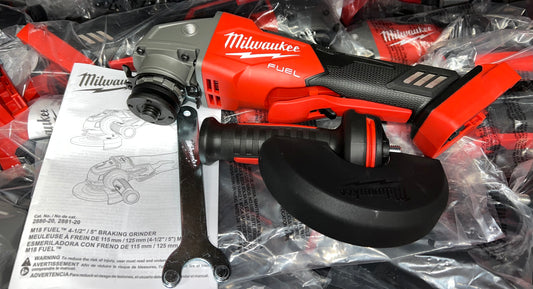 Milwaukee M18 Fuel 4-1/2”-5” Grinder Paddle Switch, No Lock. Model #2880-20