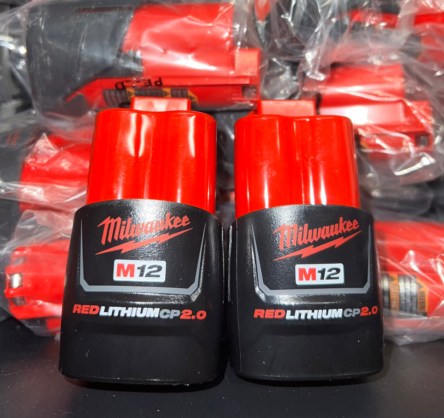 Milwaukee M12 2.0ah Compact Battery Set of 2. Model #48-11-2420(x2).