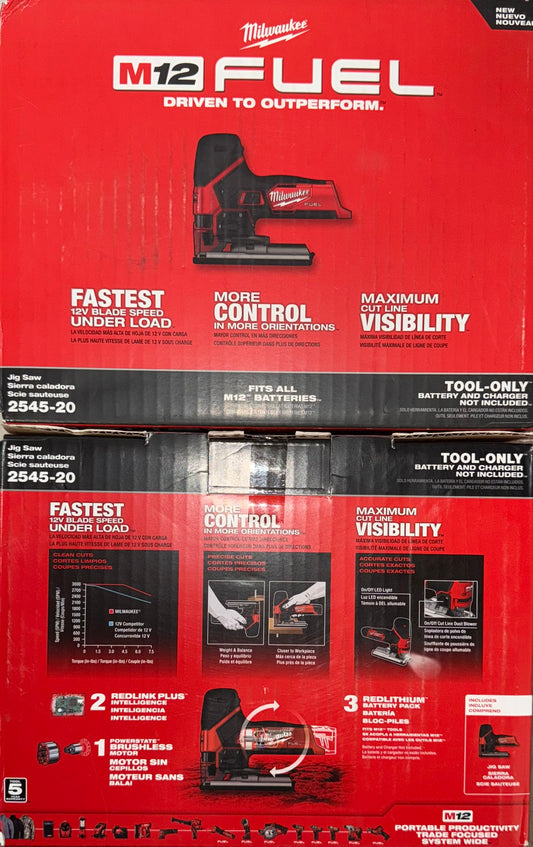 Milwaukee M12 Fuel Jigsaw. Model #2545-20