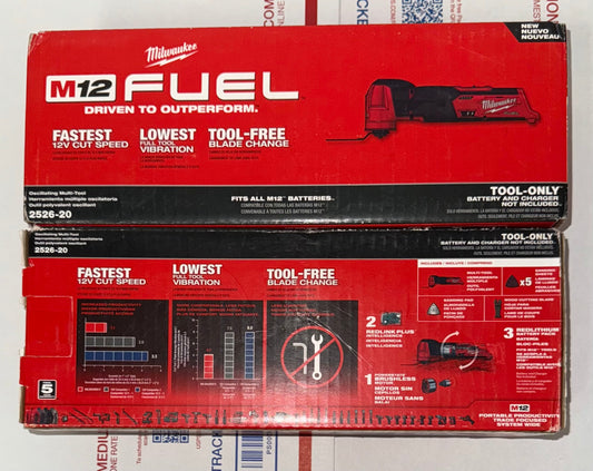 Milwaukee M12 Fuel Oscillating Multi Tool. Model #2526-20