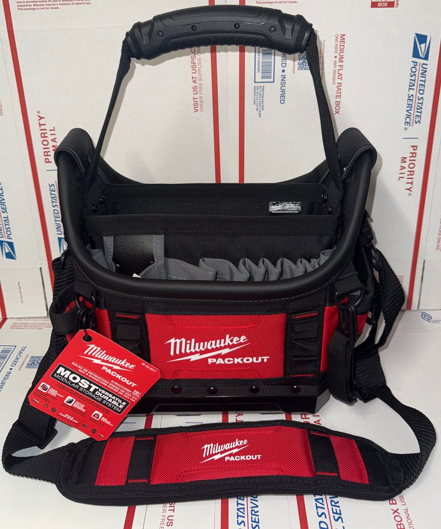 Milwaukee PACKOUT 10in Structured Tote. Model #48-22-8311