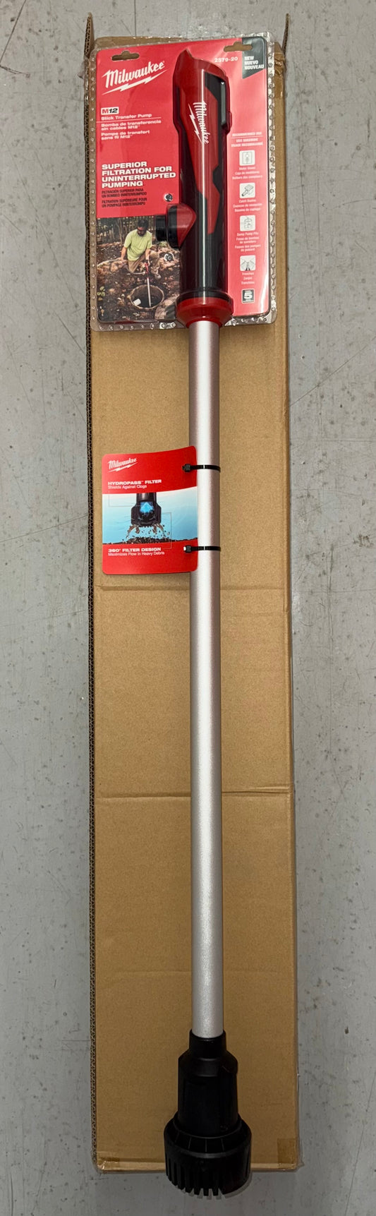Milwaukee M12 Submersible Stick Water Pump. Model #2579-20