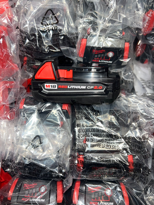 Milwaukee M18 2.0CP Battery. Model #48-11-1820.