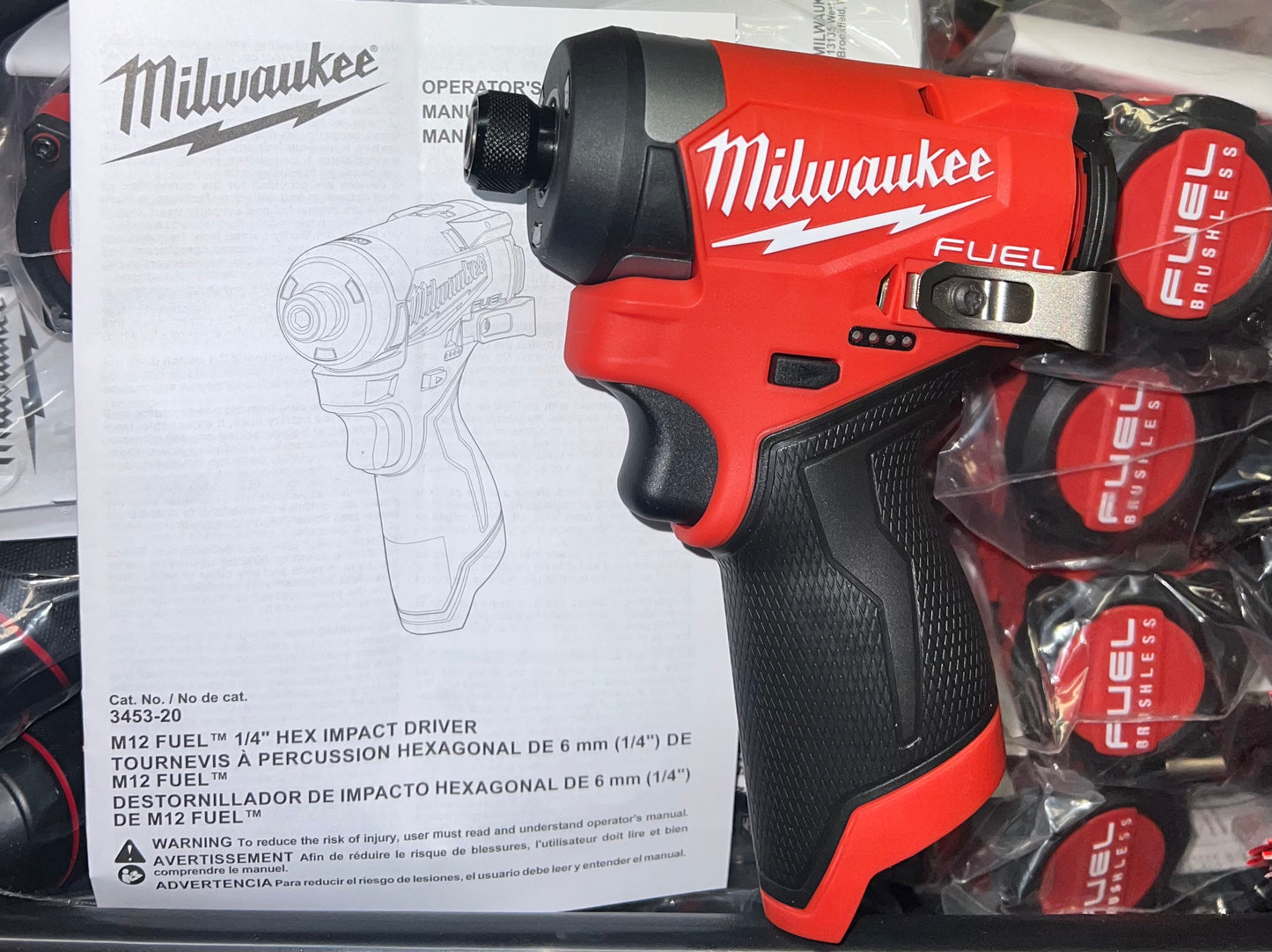 Milwaukee M12 Fuel 1/4" Hex Impact Driver. Model #3453-20