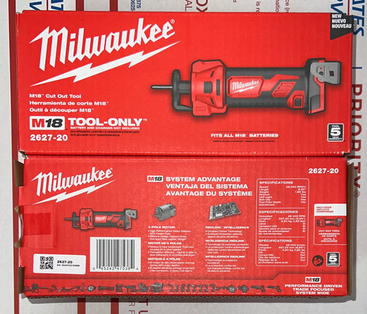 Milwaukee M18 Cut Out Tool. Model #2627-20