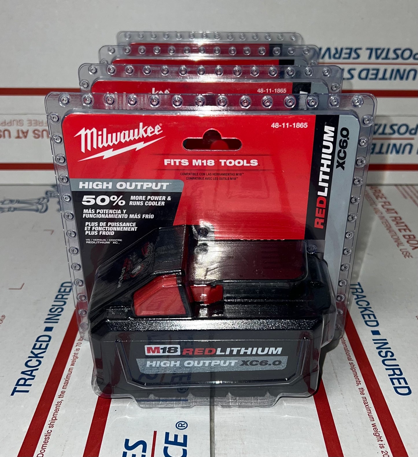 Milwaukee M18 XC6.0 High Output Battery. Model #48-11-1865